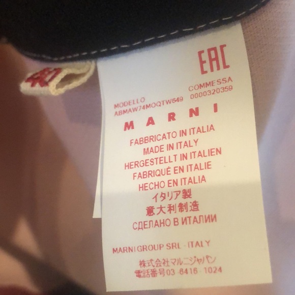 NWOT! MARNI 2 PC. PINK DRESS & BLZR. GREAT 3-SEASON SUIT. Maroon & Black Piping. - Picture 7 of 16